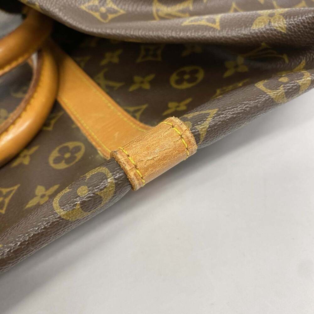 LOUIS VUITTON Authentic Brown Monogram Keepall 55 Boston Bag - Picture 8 of 12